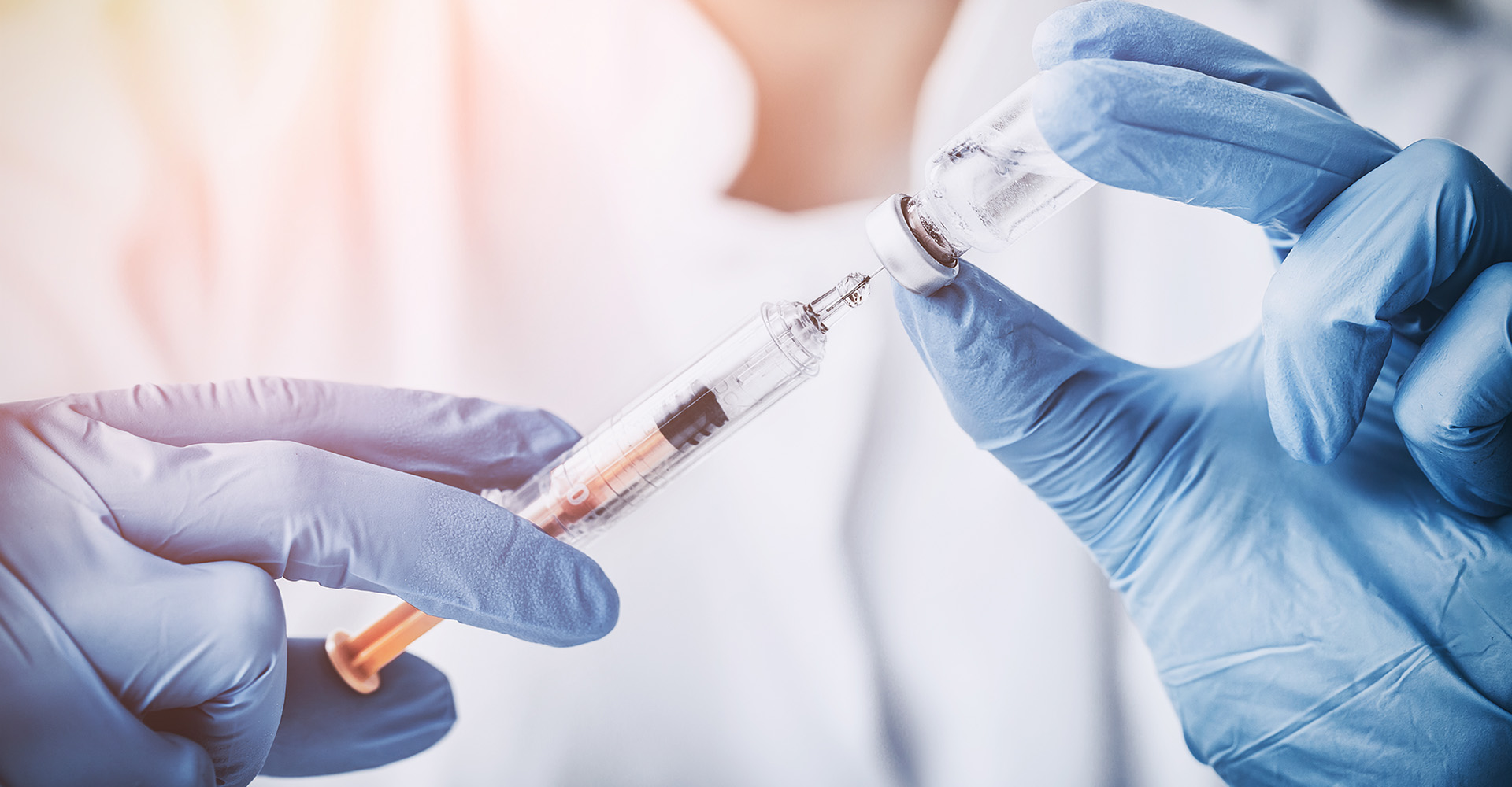 Image of a flu vaccine
